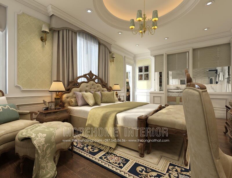 Giường ngủ bọc da Giường ngủ bọc da