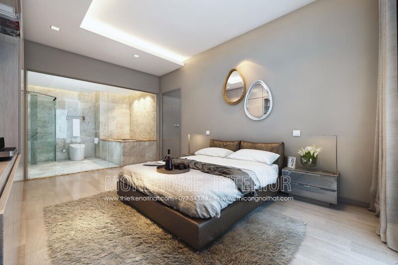 Giường ngủ bọc da Giường ngủ bọc da