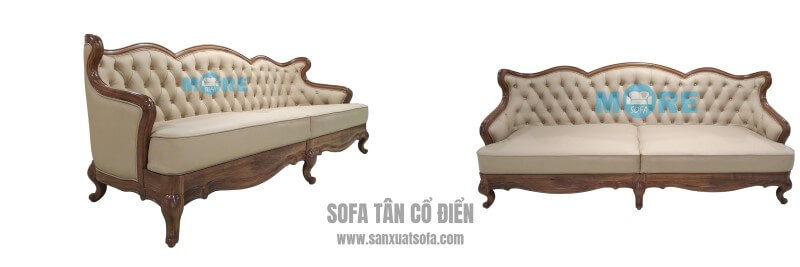 Sofa Tân cổ điển đẹp, tinh tế cho chung cư, biệt thự, nhà phố. Sofa tân cổ điển cao cấp